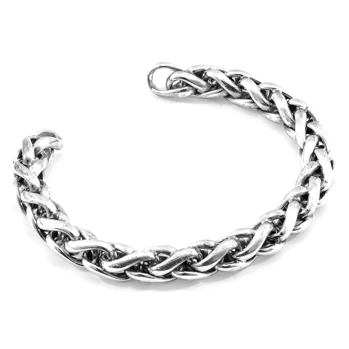 Genoa Sail Silver Chain Bangle