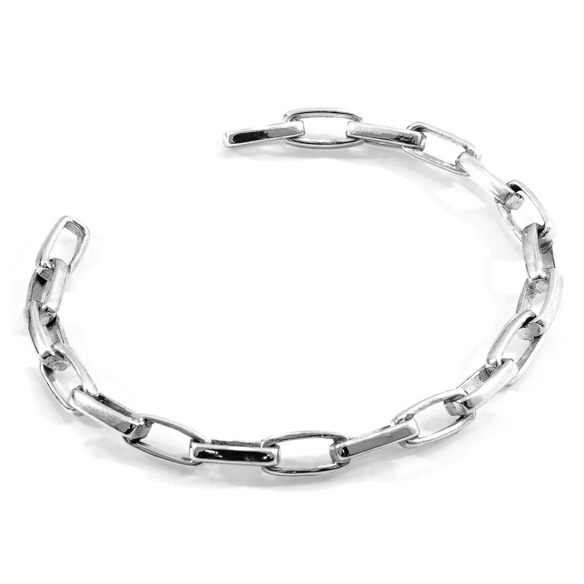 Spiritsail Sail Silver Chain Bangle