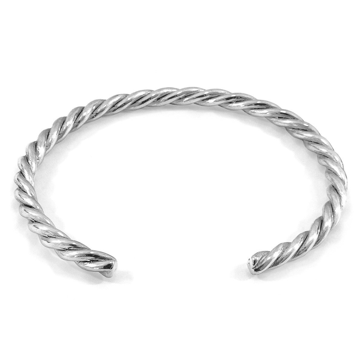 Gammell Full Rope Wayfarer Silver Bangle