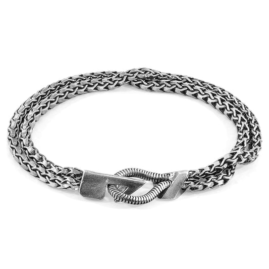 Brixham Mooring Silver Chain Bracelet