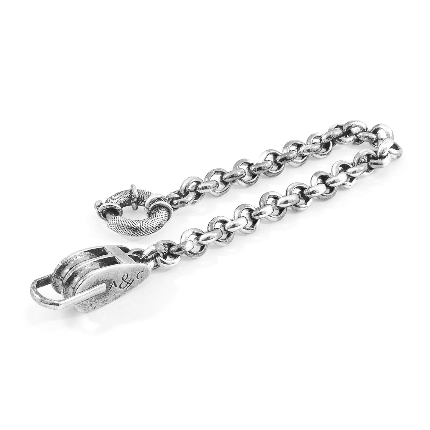 Tyne Mooring Silver Chain Bracelet